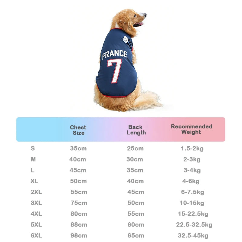 Pawzio™ 2026 Match Day Pet Jersey | Breathable Football Shirt for Dogs & Cats