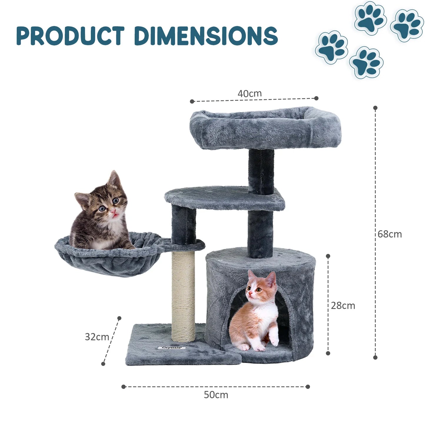 Cat Tree Scratching Post Large Multilevel Climbing Tower Activity Centre
