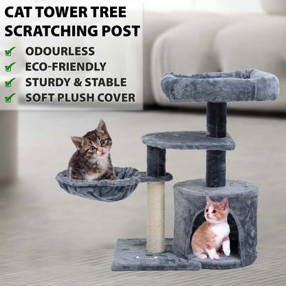 Cat Tree Scratching Post Large Multilevel Climbing Tower Activity Centre