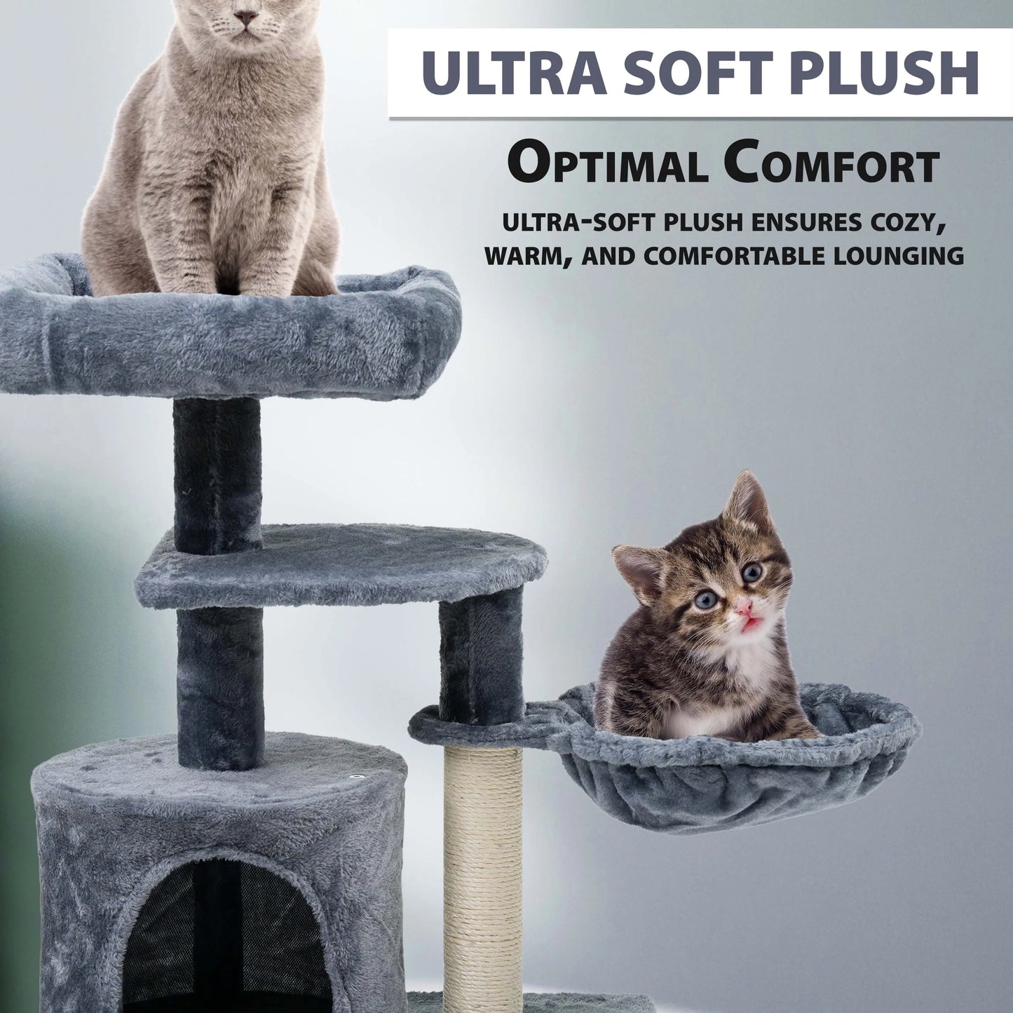 Cat Tree Scratching Post Large Multilevel Climbing Tower Activity Centre
