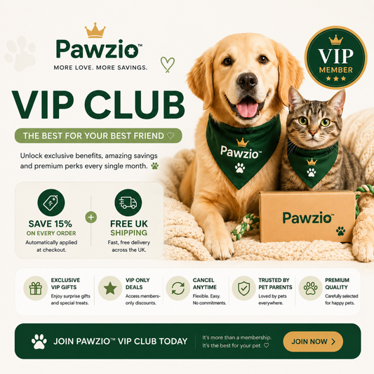 Pawzio™ VIP Club | Save 15% + Free UK Shipping