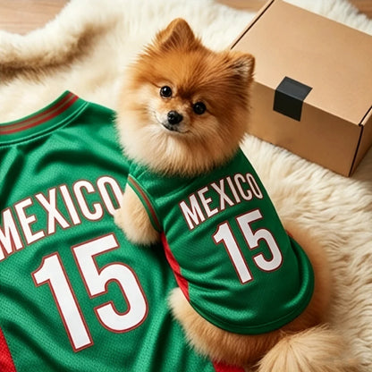 New 2026 Soccer Cat Dog Football Breathable Mesh Jersey Puppy Dog Jersey Basketball T-Shirts Summer Pet Clothes Quick Dry Vest