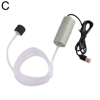 Silent Oxygenator Small Oxygen Pump Portable Mini USB Charging Fish Tank Oxygen Pump Fish Farming Aquarium Supplies