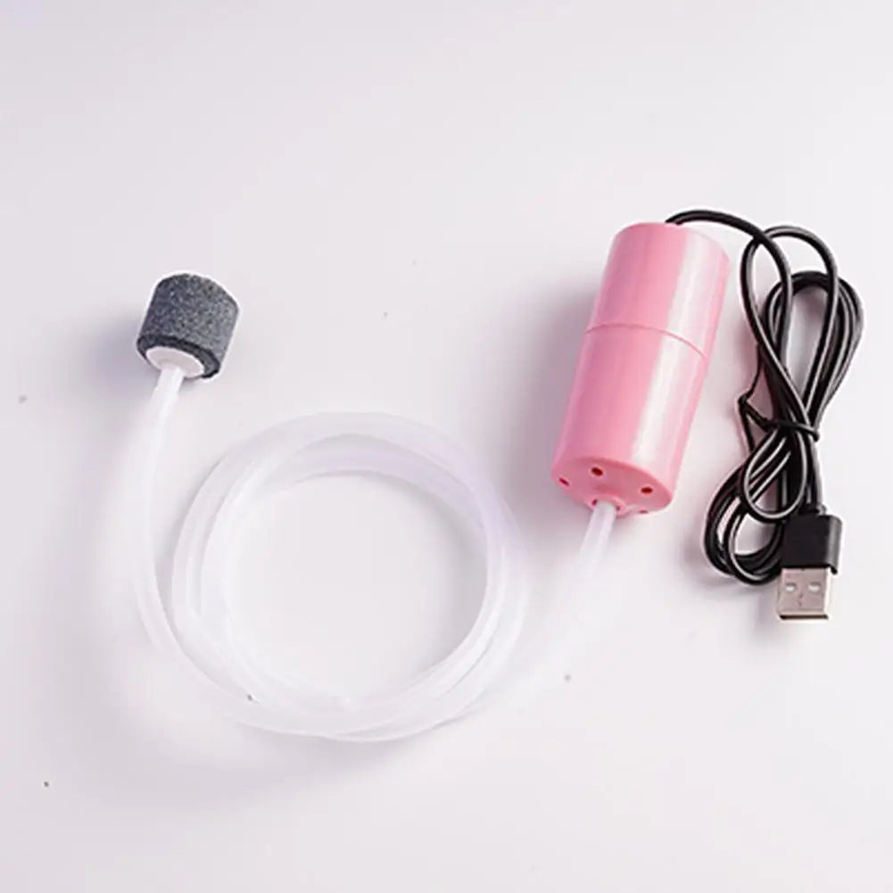 Silent Oxygenator Small Oxygen Pump Portable Mini USB Charging Fish Tank Oxygen Pump Fish Farming Aquarium Supplies