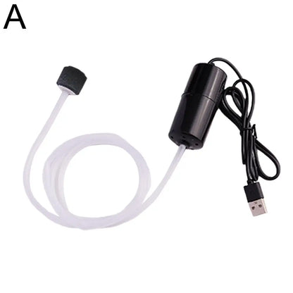 Silent Oxygenator Small Oxygen Pump Portable Mini USB Charging Fish Tank Oxygen Pump Fish Farming Aquarium Supplies