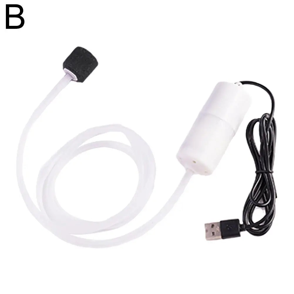 Silent Oxygenator Small Oxygen Pump Portable Mini USB Charging Fish Tank Oxygen Pump Fish Farming Aquarium Supplies