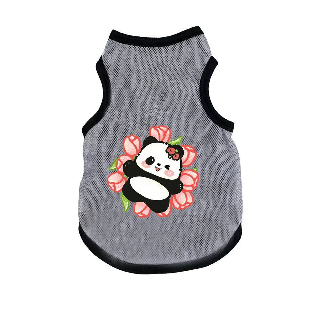 1pc Pet Breathable Mesh Vest Sleeveless Cat&Dog Summer Clothes Ultra-Light Cool Apparel for Bichon Teddy Chihuahua