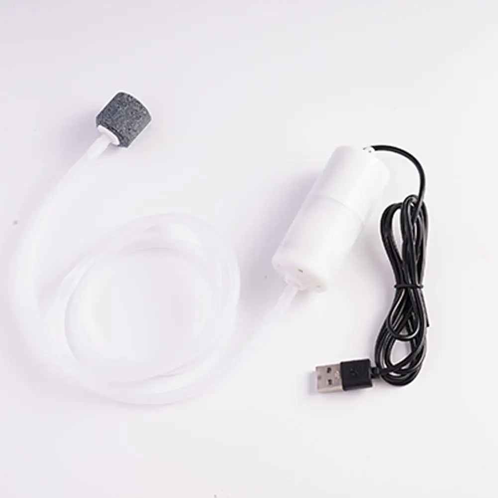 Silent Oxygenator Small Oxygen Pump Portable Mini USB Charging Fish Tank Oxygen Pump Fish Farming Aquarium Supplies