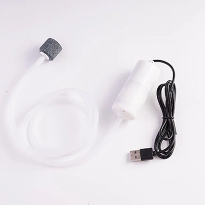 Silent Oxygenator Small Oxygen Pump Portable Mini USB Charging Fish Tank Oxygen Pump Fish Farming Aquarium Supplies