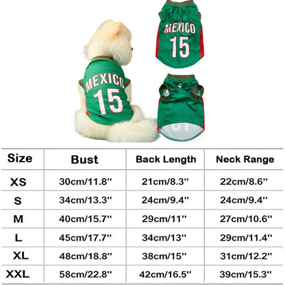 New 2026 Soccer Cat Dog Football Breathable Mesh Jersey Puppy Dog Jersey Basketball T-Shirts Summer Pet Clothes Quick Dry Vest