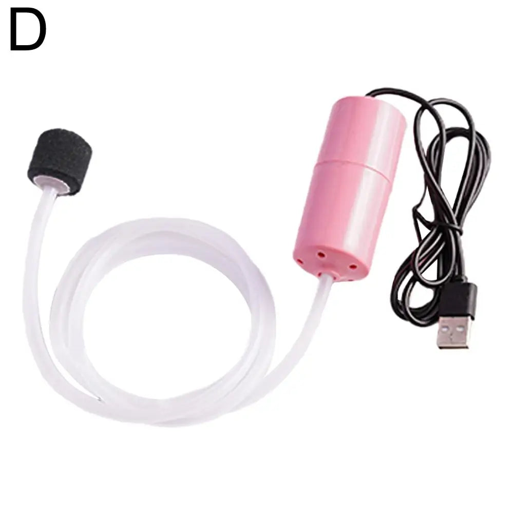 Silent Oxygenator Small Oxygen Pump Portable Mini USB Charging Fish Tank Oxygen Pump Fish Farming Aquarium Supplies