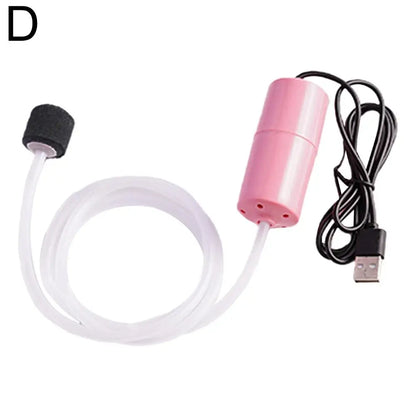 Silent Oxygenator Small Oxygen Pump Portable Mini USB Charging Fish Tank Oxygen Pump Fish Farming Aquarium Supplies