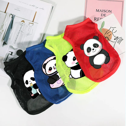 1pc Pet Breathable Mesh Vest Sleeveless Cat&Dog Summer Clothes Ultra-Light Cool Apparel for Bichon Teddy Chihuahua