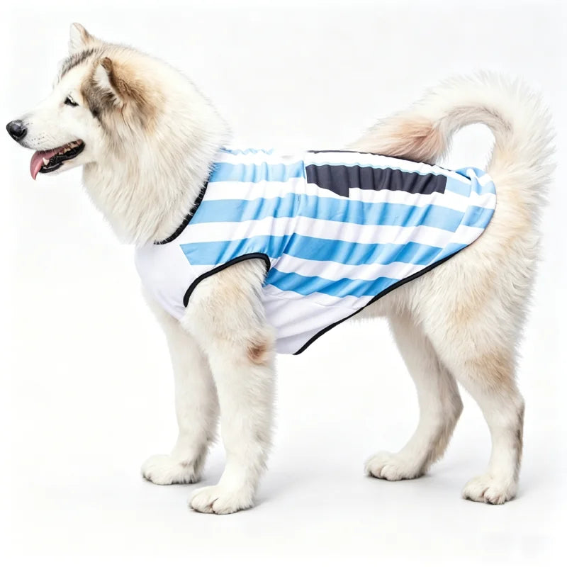 Pawzio™ 2026 Match Day Pet Jersey | Breathable Football Shirt for Dogs & Cats