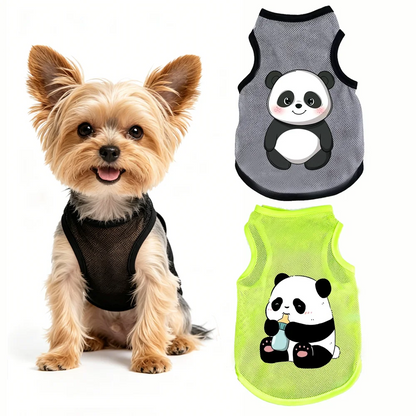 1pc Pet Breathable Mesh Vest Sleeveless Cat&Dog Summer Clothes Ultra-Light Cool Apparel for Bichon Teddy Chihuahua