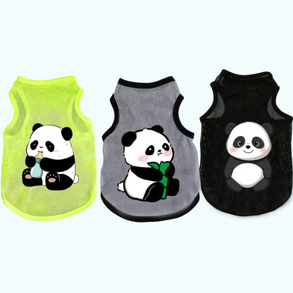 1pc Pet Breathable Mesh Vest Sleeveless Cat&Dog Summer Clothes Ultra-Light Cool Apparel for Bichon Teddy Chihuahua