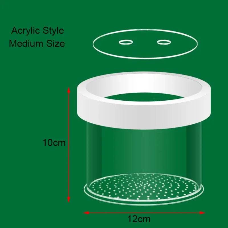 Acrylic Floating Fish Breeding Isolation Box Aquarium Breeder Feeder Fish Tank Hatching Incubator Aquarium Hatchery Accessory